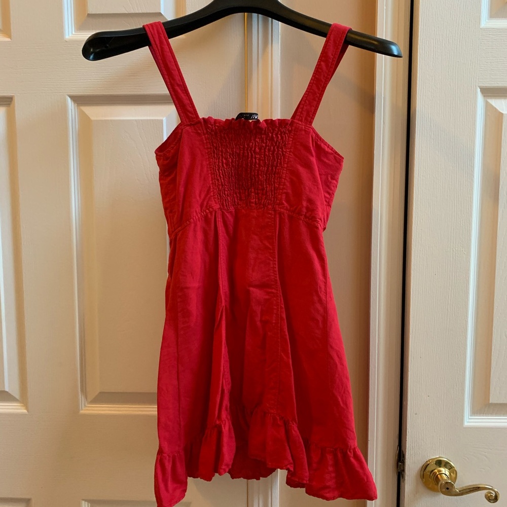 Zara Button Up Ruffle Sundress - Picture 2 of 3